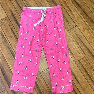Aerie XL Pink Pajamas with Penguin Print